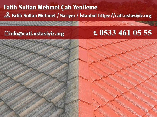 Fatih Sultan Mehmet çatı yenileme, çatı ustası