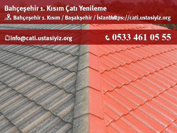 Bahçeşehir 1. Kısım çatı yenileme, çatı ustası