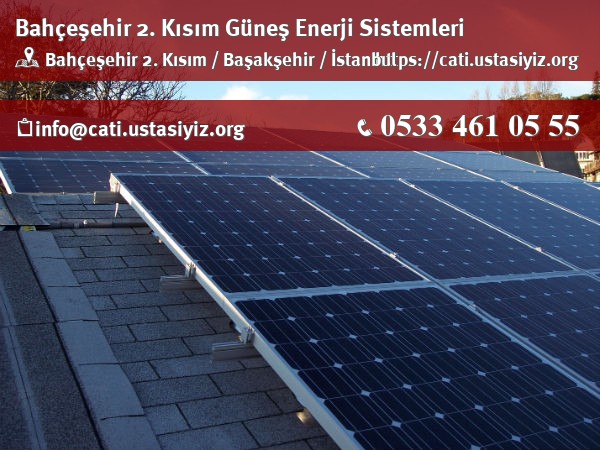 Bahçeşehir 2. Kısım güneş enerjisi sistemleri