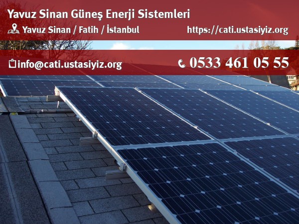 Yavuz Sinan güneş enerjisi sistemleri